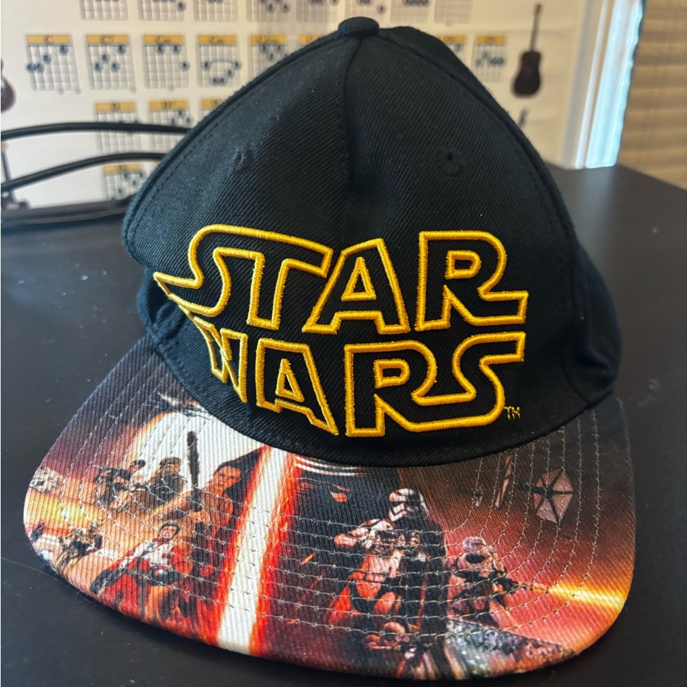 Star Wars Black Cap with Multicolor Brim